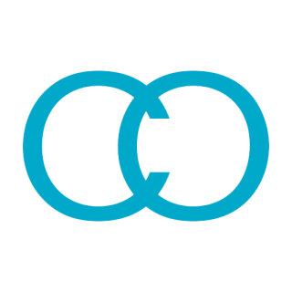 Educopia icon — a teal C and teal O that intersect slightly.