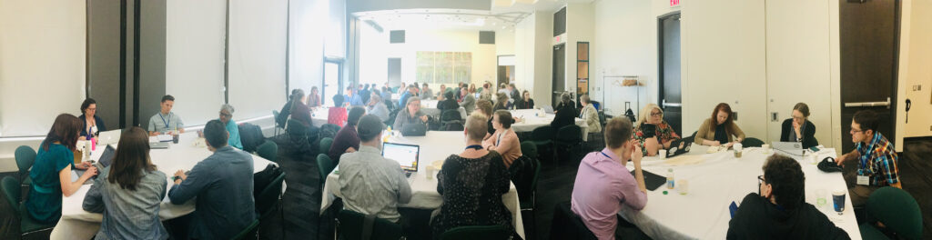 Attendees at the 2019 Library Publishing Forum in Vancouver, BC