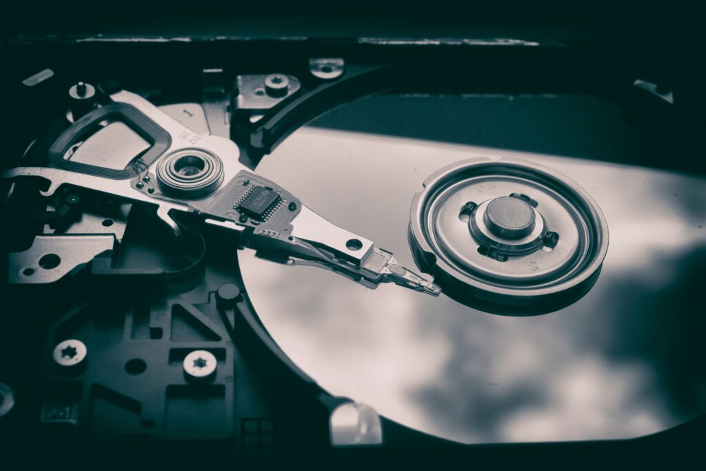 Decorative close up image of a compact disc, used to illustrate the OSSArcFlow research project